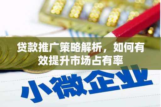 湘西贷款推广策略解析，如何有效提升市场占有率