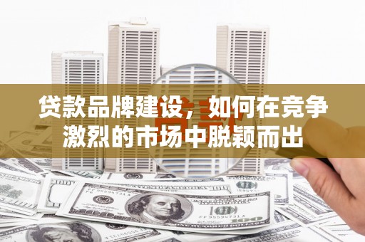湘西贷款品牌建设，如何在竞争激烈的市场中脱颖而出