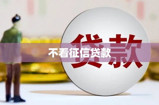 湘西不看征信贷款