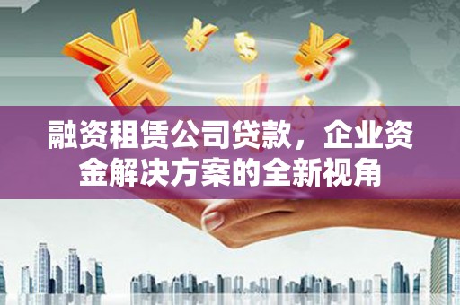 湘西融资租赁公司贷款，企业资金解决方案的全新视角