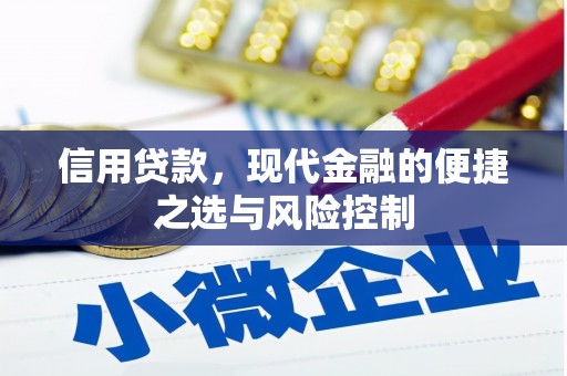 湘西信用贷款，现代金融的便捷之选与风险控制