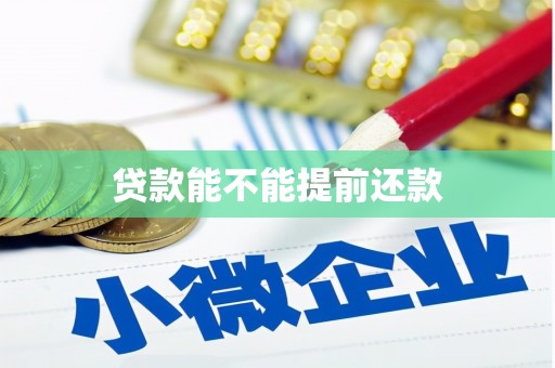 湘西贷款能不能提前还款