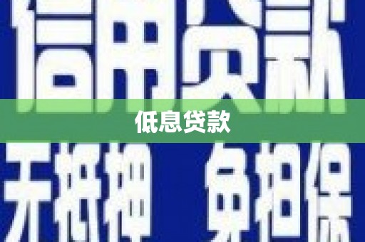 湘西低息贷款