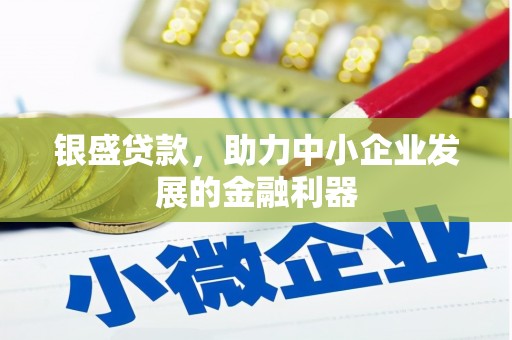 湘西银盛贷款，助力中小企业发展的金融利器