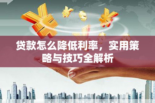 湘西贷款怎么降低利率，实用策略与技巧全解析