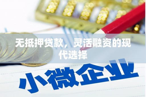 湘西无抵押贷款，灵活融资的现代选择