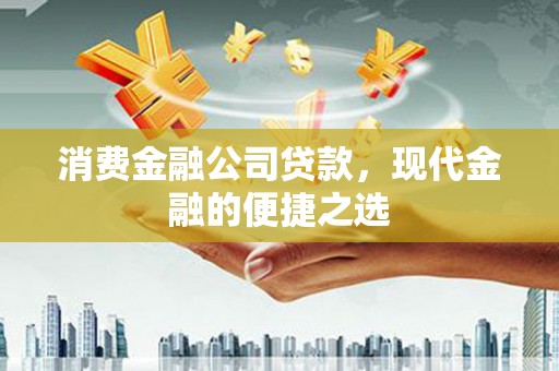 湘西消费金融公司贷款，现代金融的便捷之选