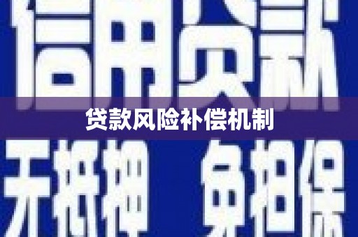 湘西贷款风险补偿机制