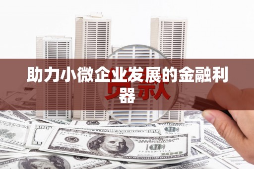 湘西助力小微企业发展的金融利器