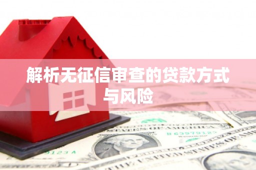 湘西解析无征信审查的贷款方式与风险